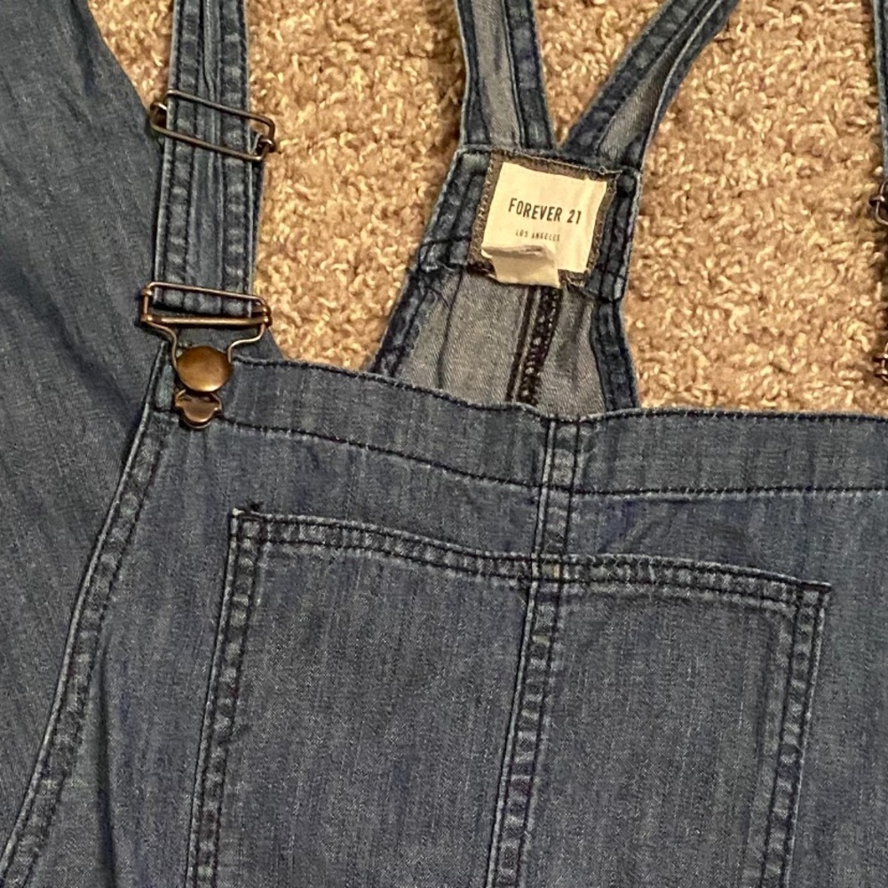Forever 21  Blue Jean Overalls  Size 30